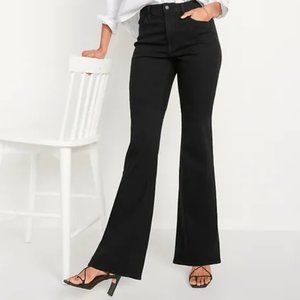 Old Navy High-Waisted Wow Black Flare Jeans NWT